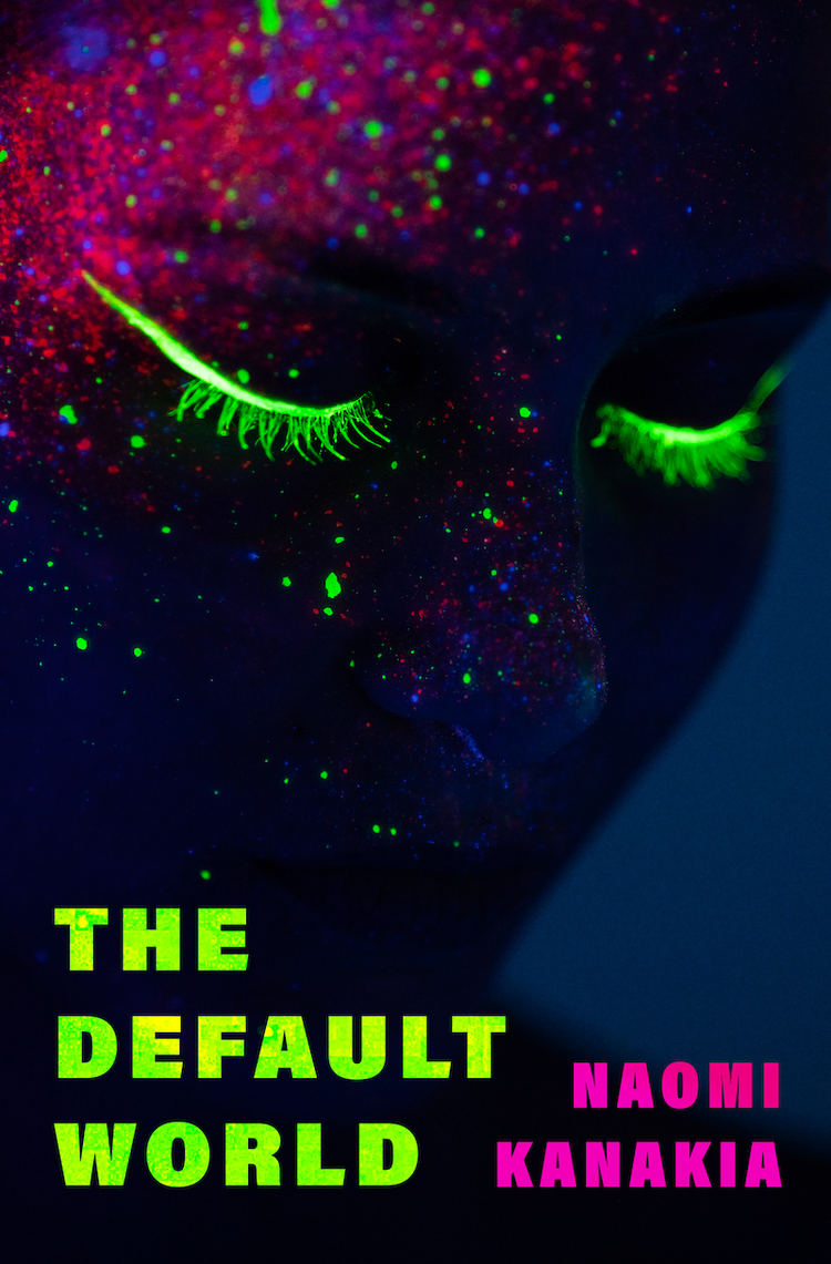  Cover for Naomi Kanakia’s  The Default World  (Feminist Press) 