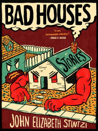  Cover for my collection of stories  Bad Houses  (Arsenal Pulp Press). The cover was designed and illustrated by me in collaboration with the publisher’s designer Jaz Welch.  