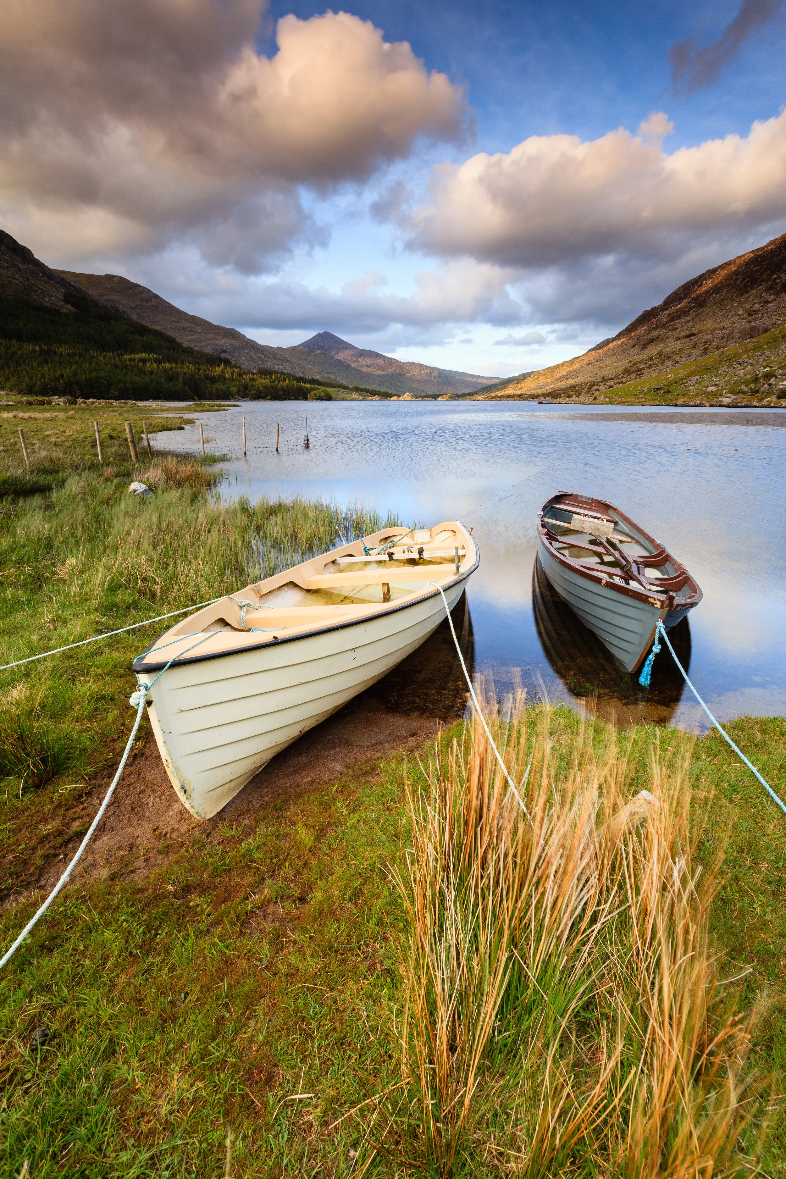 The Boats at Lough Gummeenduff