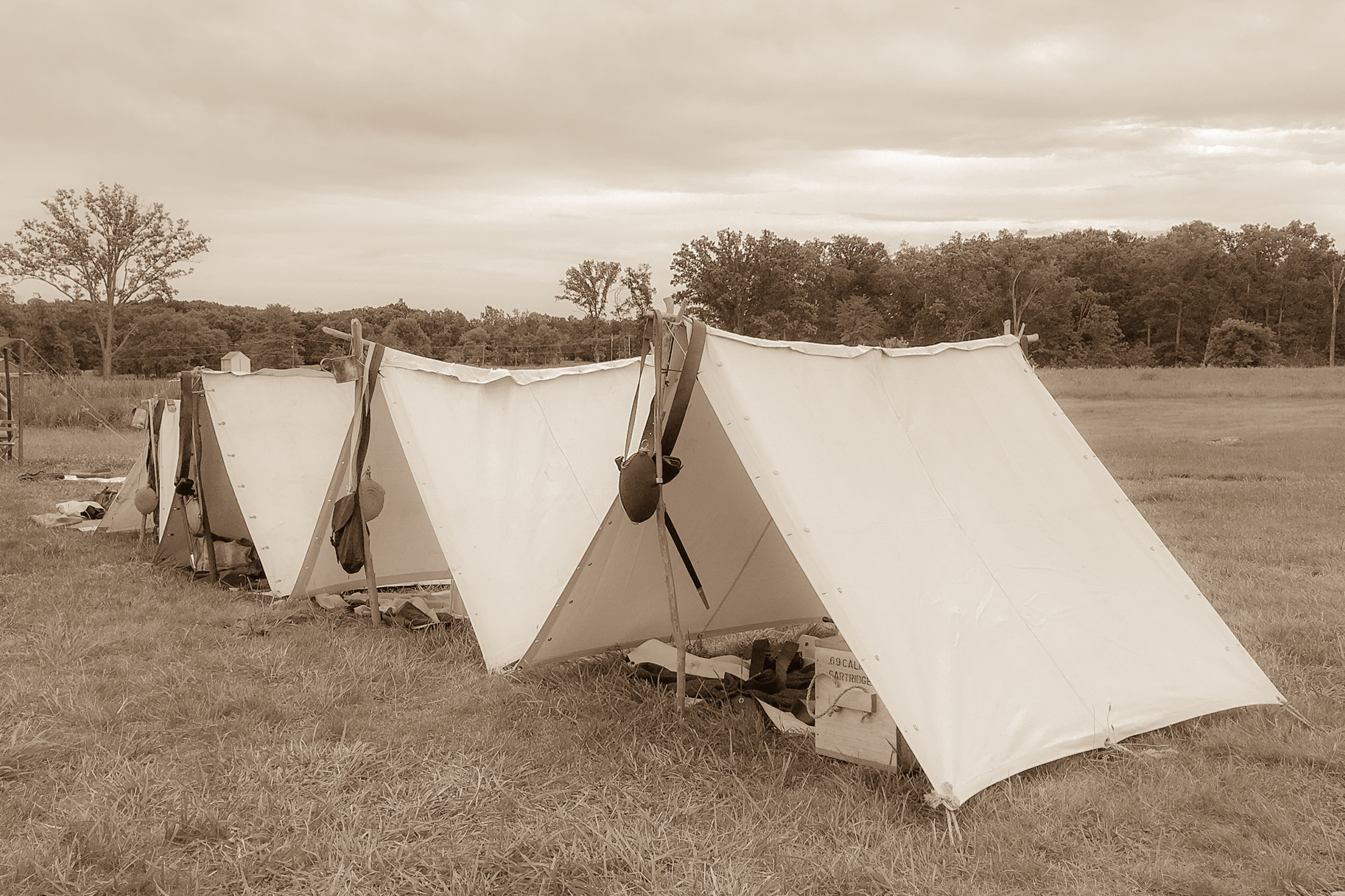 Two to a tent... 