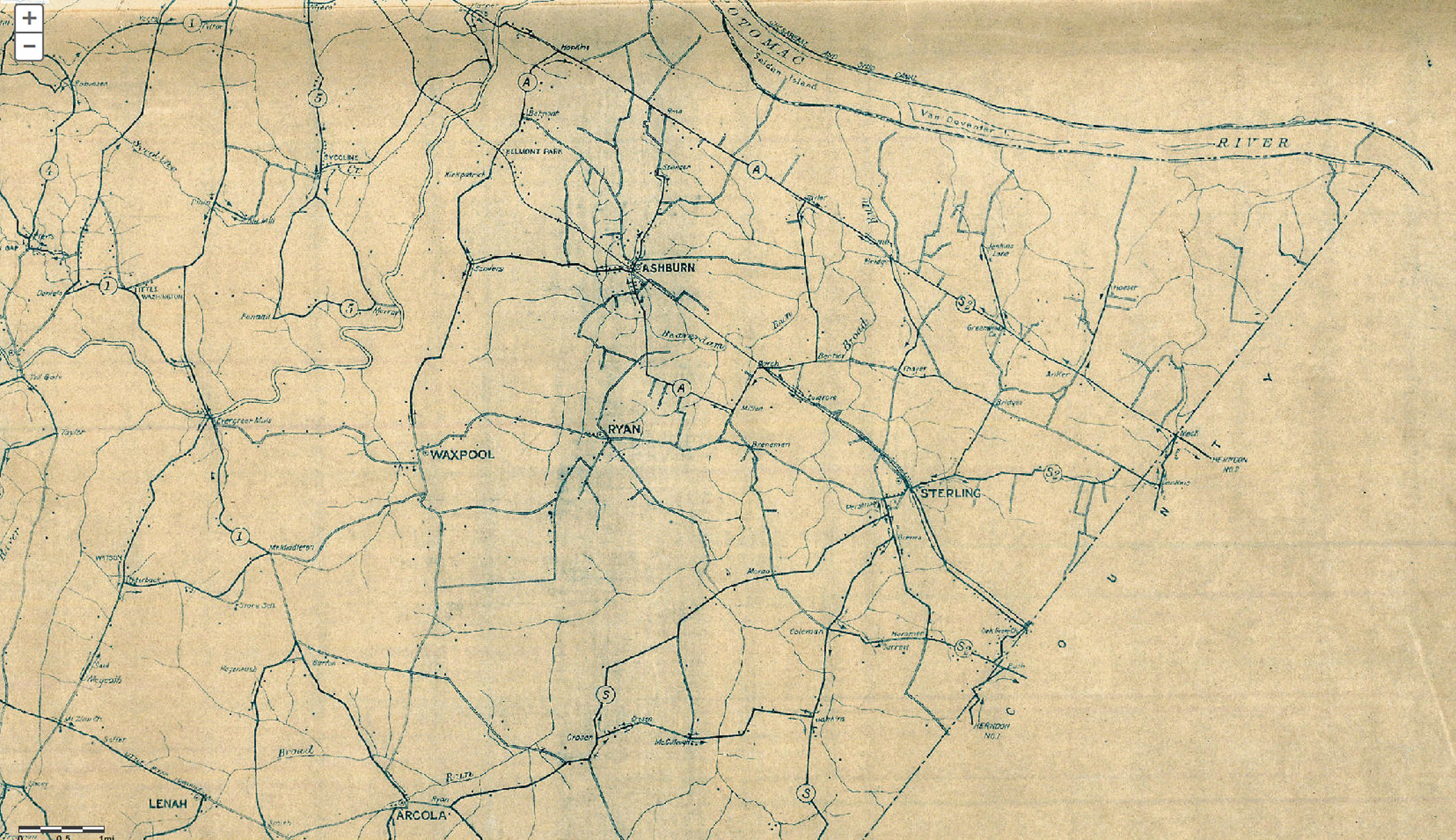 1926 Map courtesy of loudoun.gov