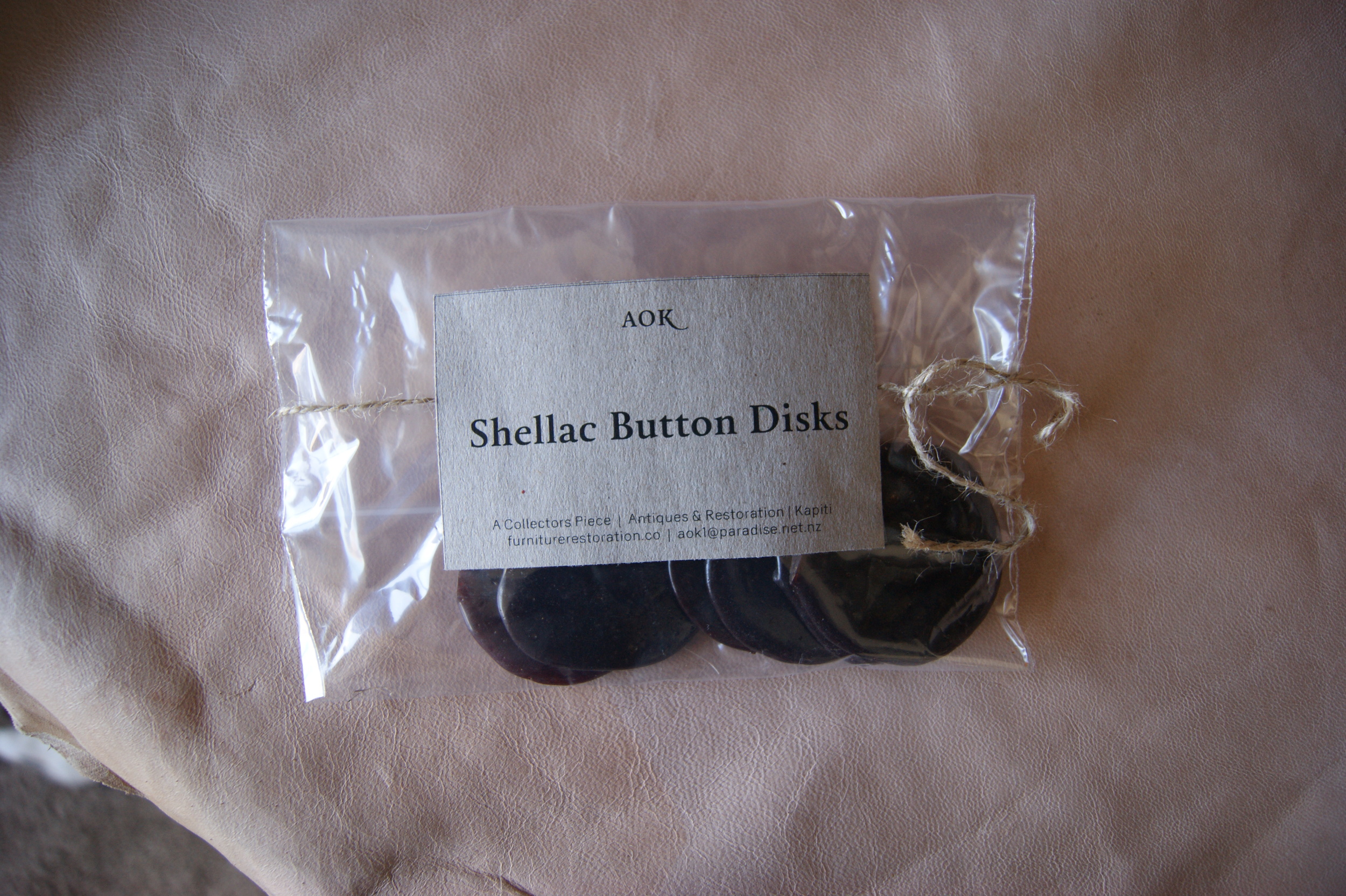 Shellac Button Disks