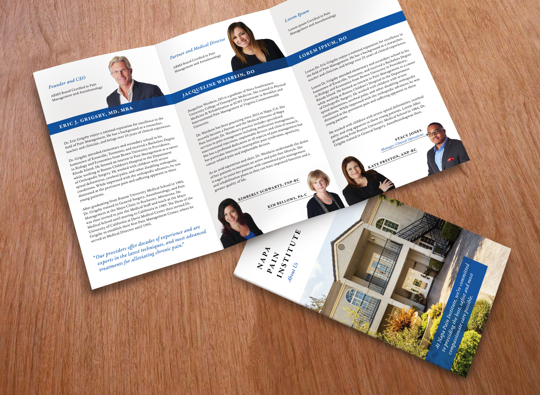 "About Us" brochure