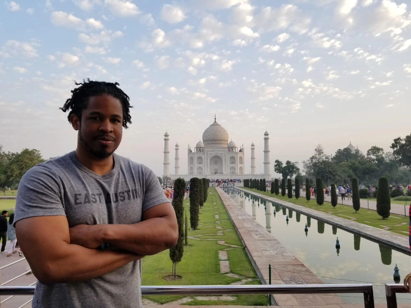 #tbt Bruh...Music is literally a &quot;Trip&quot;. Never guessed id be almost 40 countries in singing my songs around the world! 🙌🏿 #qmooretours #tajmahal #qmooreinindia