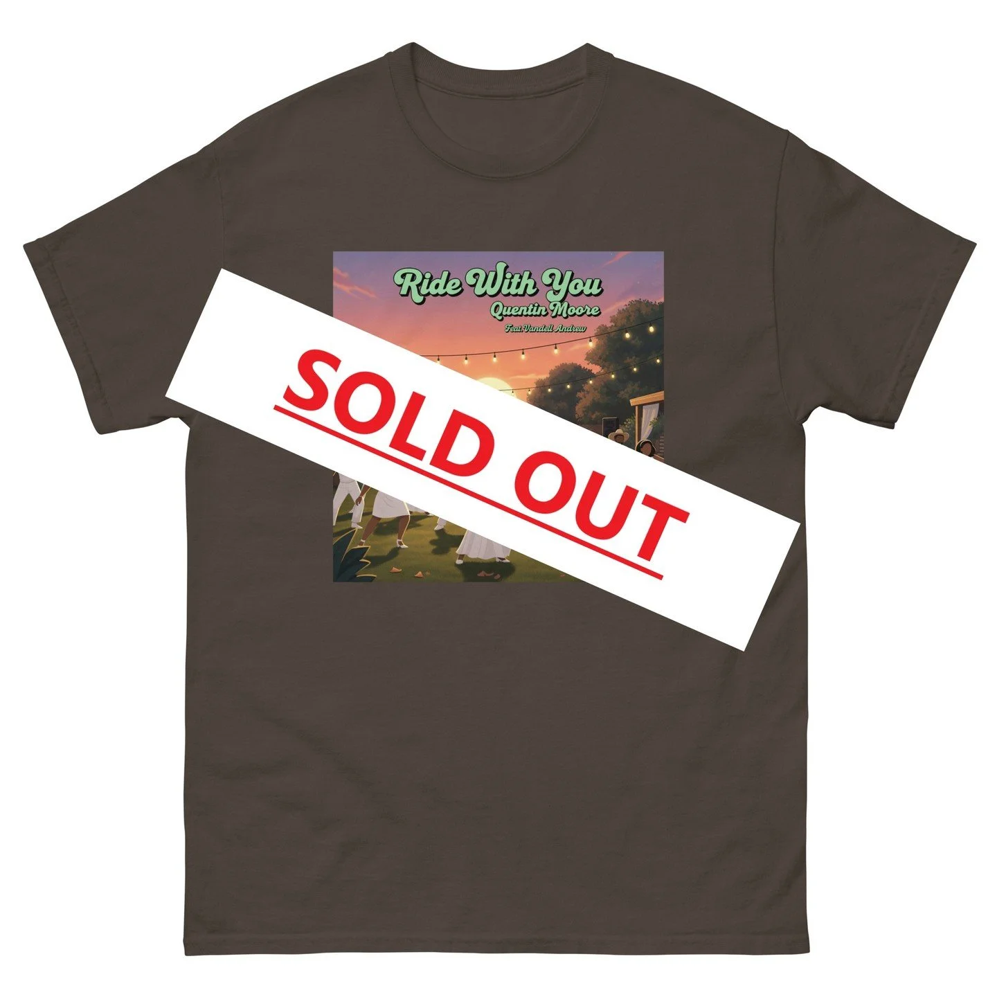 Limited edition #RideWithYouSong Tees are now Sold out! Thanks to all who snagged one! Post your pics and tag me! #QMooremusic #GraphicTees
