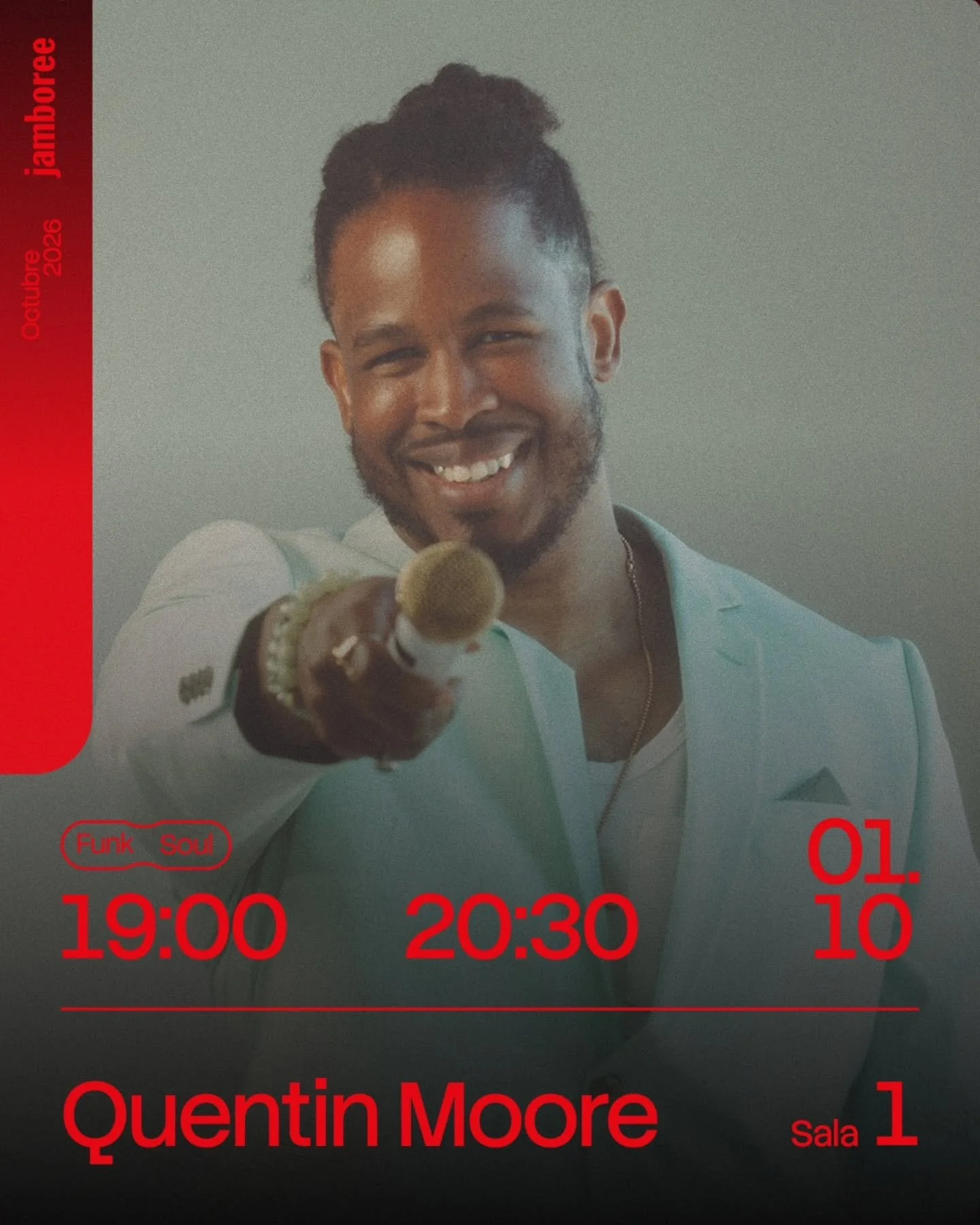 Barcelona! Im back at @jamboreelivemusic October 1st! Lets goooo! #qmooretours #barcelonacity #jamboreelivemusic