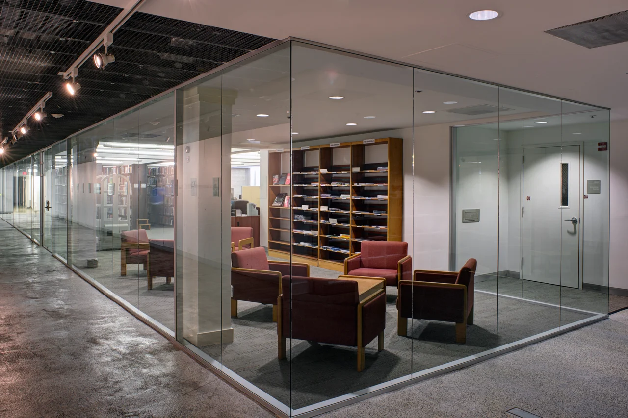 Interior Glass Butt Glaze / Frameless