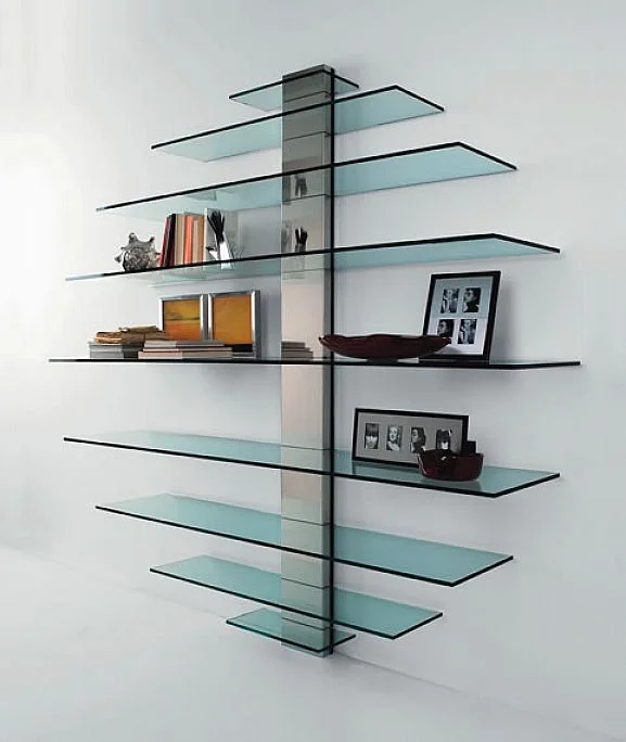 Custom Cut Glass for Shelves