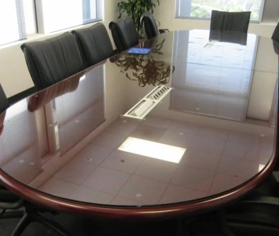 Custom Cut Glass for Tables and Desktops