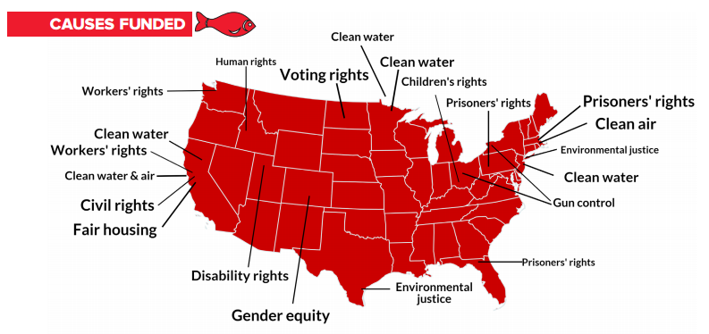 How we distribute funds by state and cause