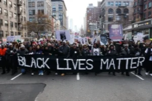 Protesters in New York City in December 2014 (photo by Julius Motal)