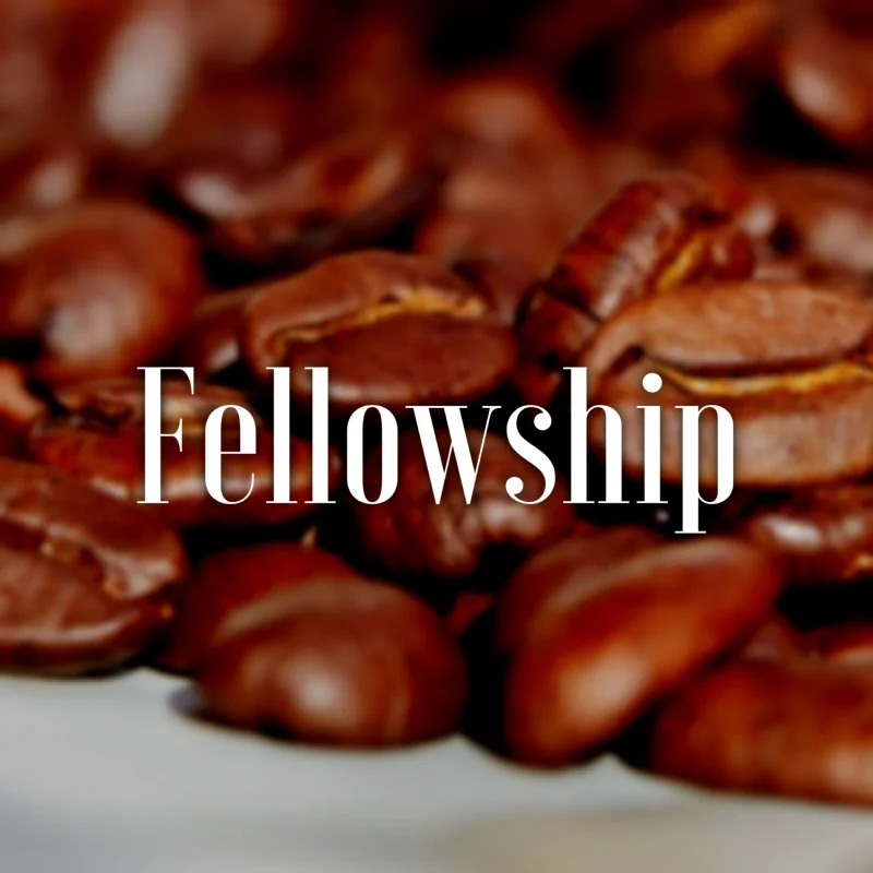 Between services, grab a cup of coffee or tea and catch up with old friends or meet a new one.