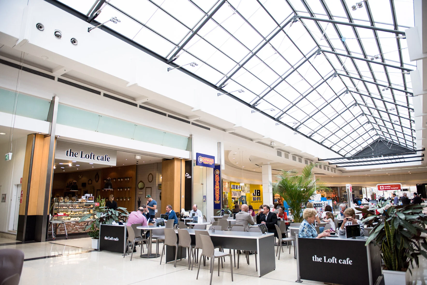 Get lunch at Macquarie Shopping Centre at The Loft Cafe (Copy)