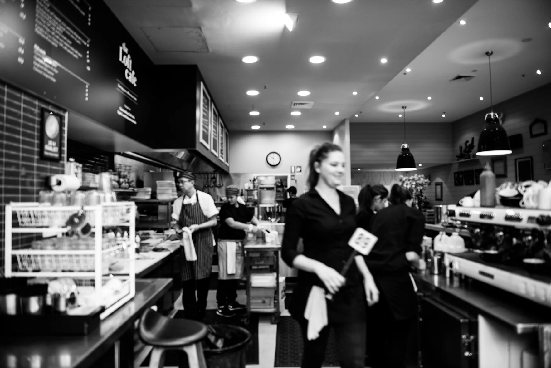 Warm and Friendly cafe service at the Loft Cafe in Macquarie Shopping Centre. (Copy)