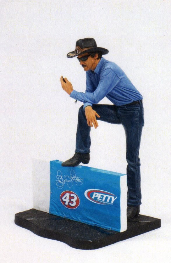 Paint Applications on Richard Petty Action Figure