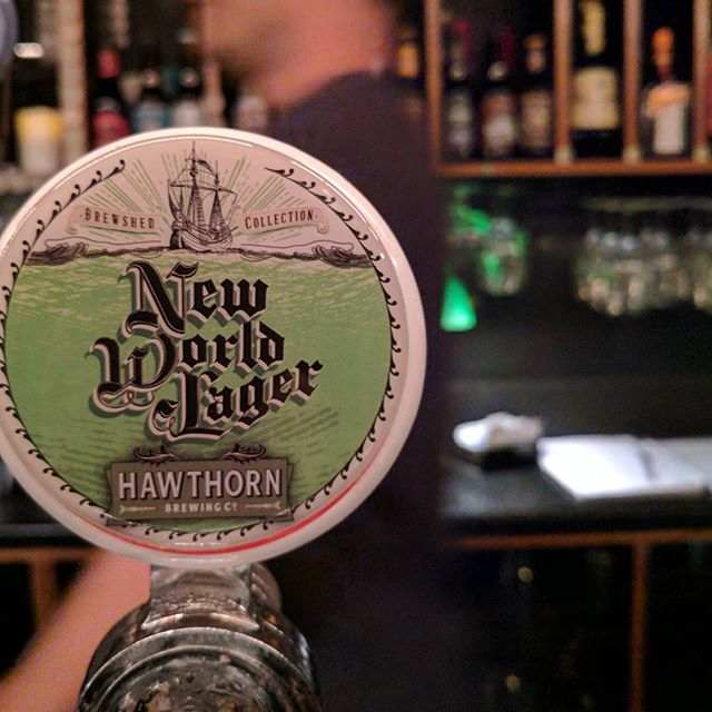 Just tapped! Hawthorn New World Lager for a limited time only.