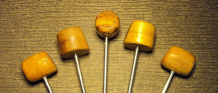 Outlaw Drums Wooden Kick Drum Beaters