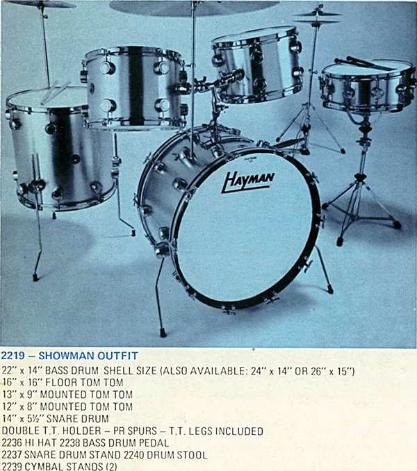 Hayman Vibrasonic Drums — Not So Modern Drummer