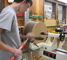 Lathing (Photo by DrumShed member kerry8319