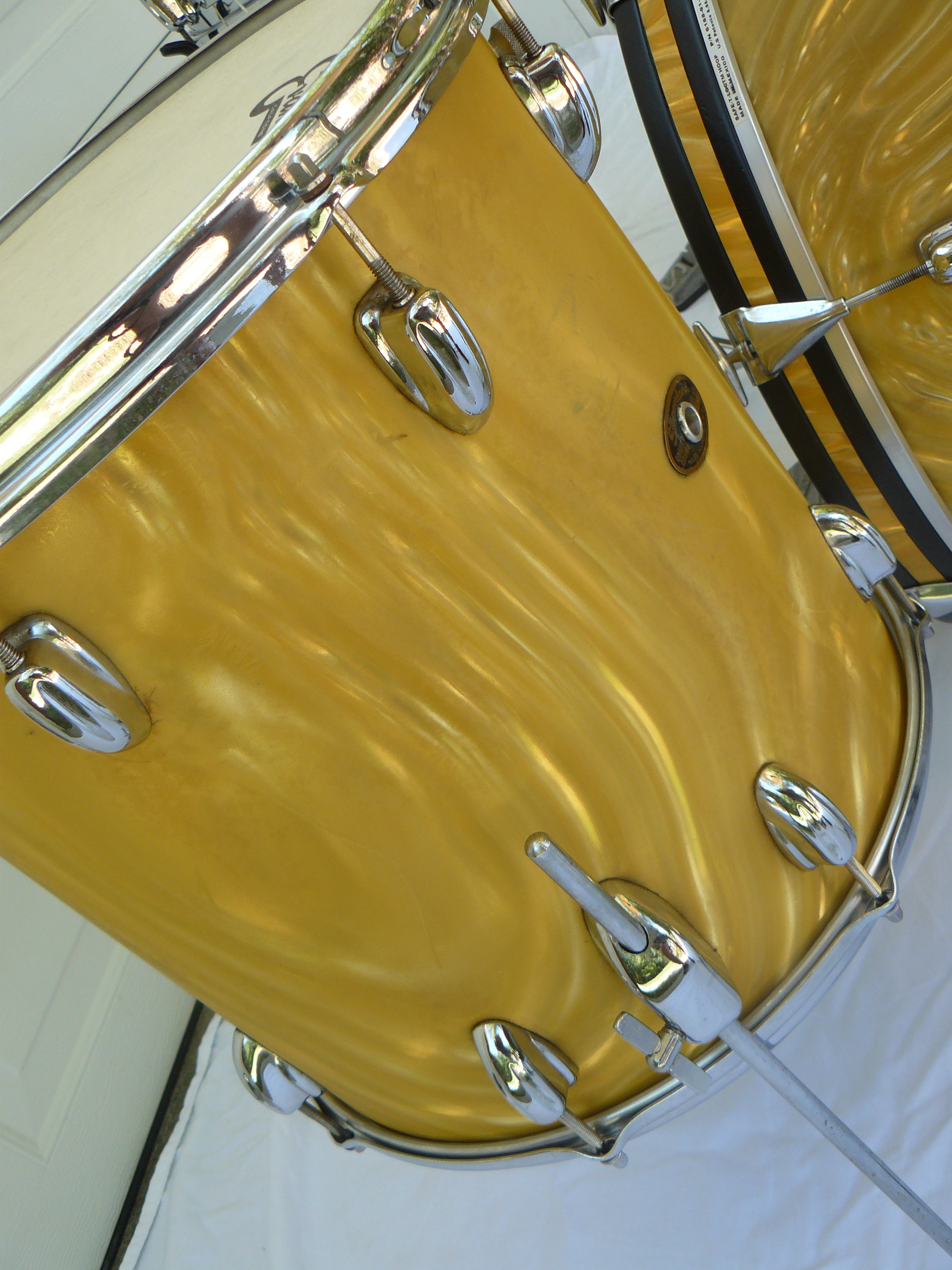 Slingerland 1968 13x9 Satin Yellow Flame Tom