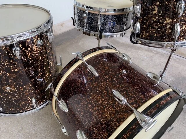 1958-65 Slingerland and Leedy Orphans in Capri Pearl Finish