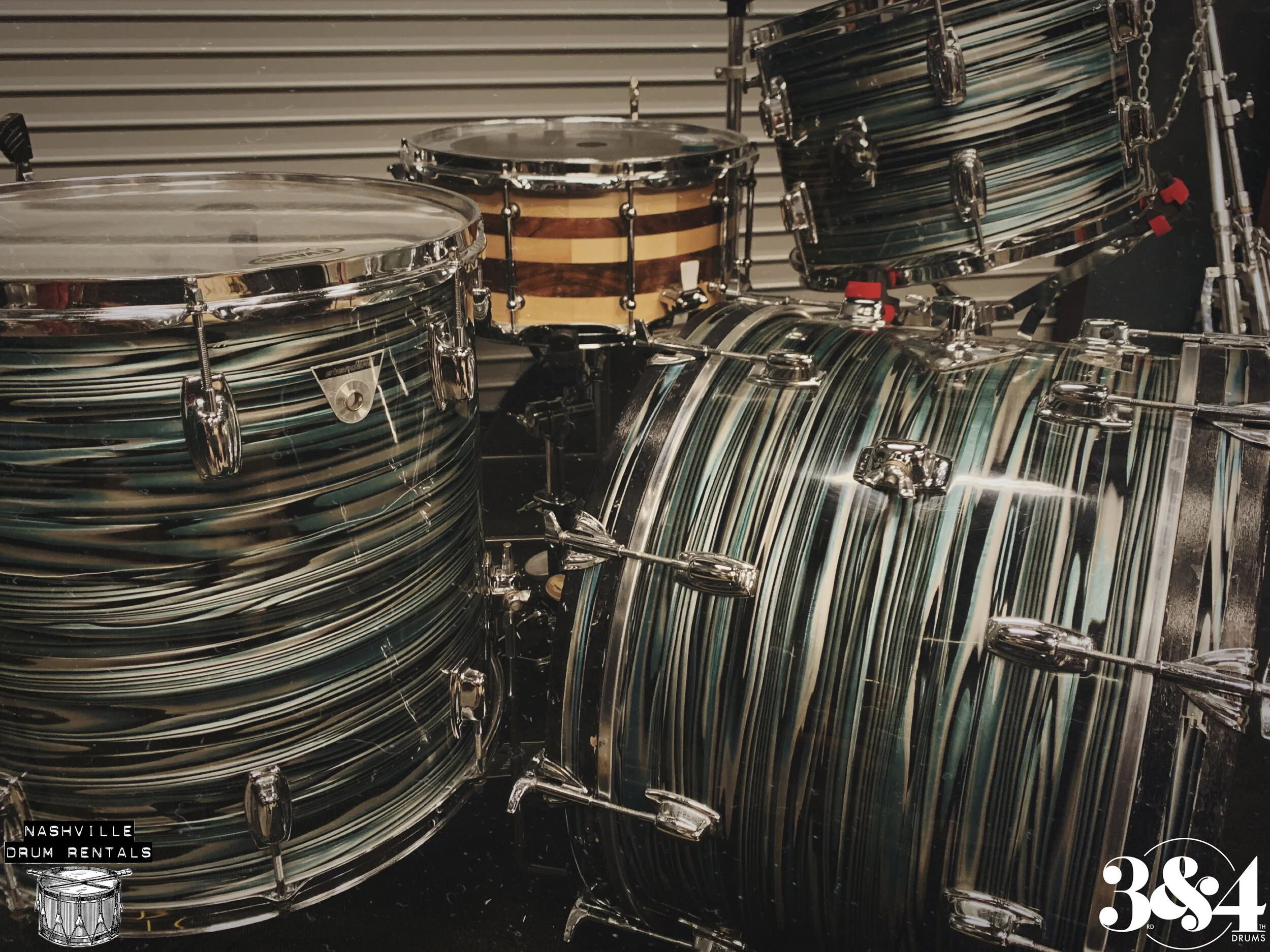 Ludwig Standard S-320 Kit in Blue Strata