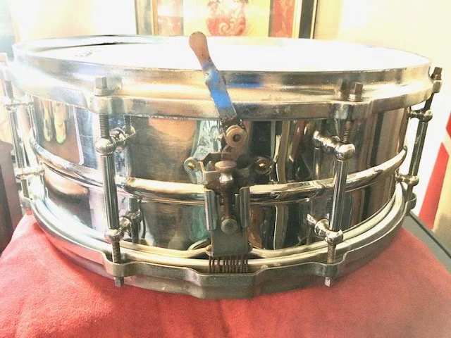 The Rare 1930s Gretsch Heavy Brass Shell Snare Drum