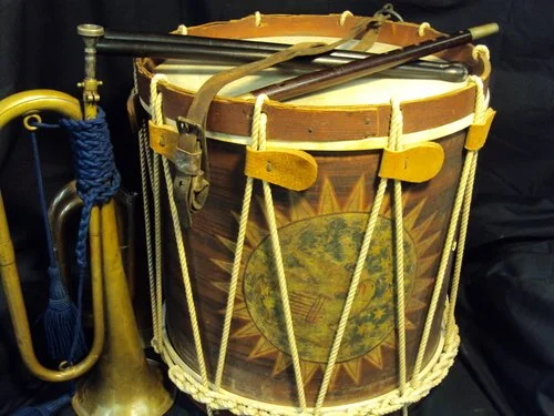 Captain Stephen Emory drums demonstration.