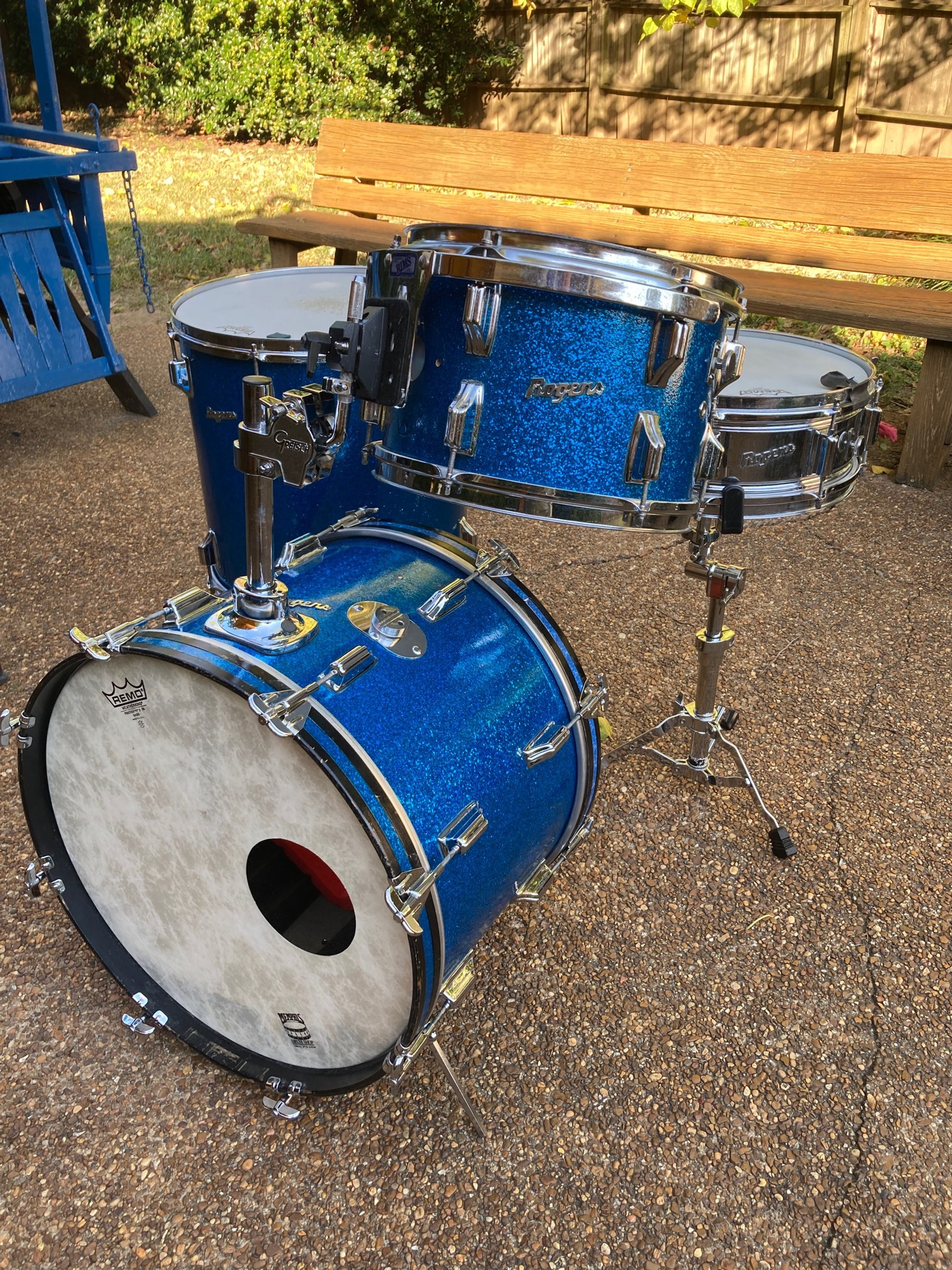 My Rogers "Beater" kit — Not So Modern Drummer