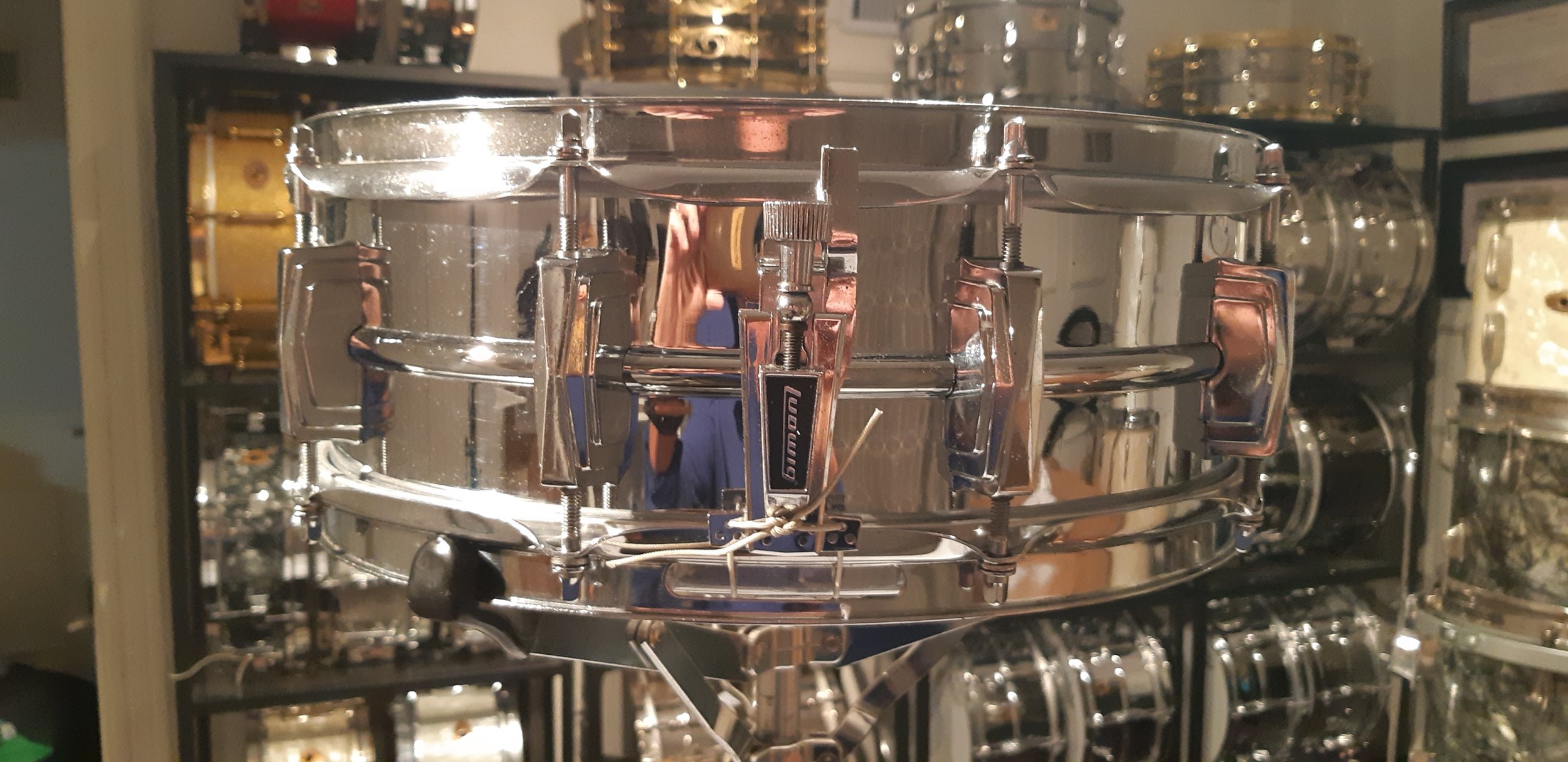Ludwig Supraphonic “Cut Badge” Brass Snare Drum — Not So