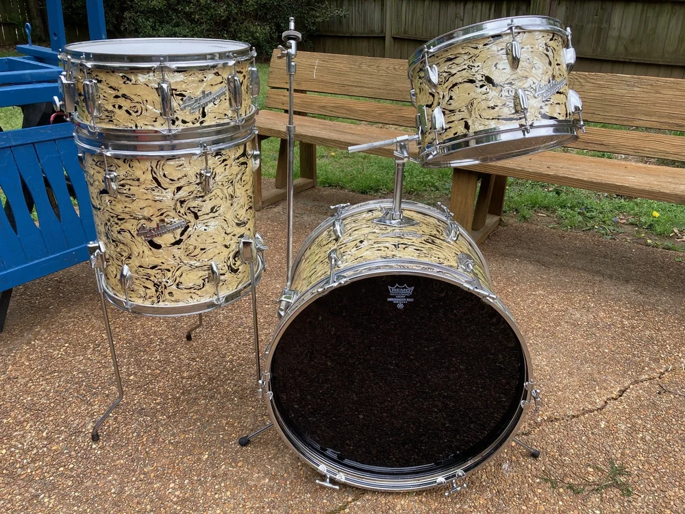 Update: my MIJ Lido Supreme 4 pc. jazz kit in 