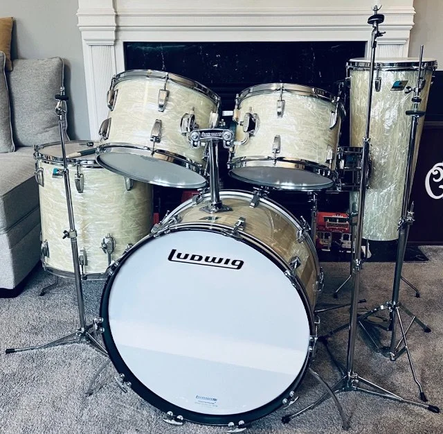 Pristine 1970 Ludwig "Hollywood" Drum Set - No Serial Number WMP