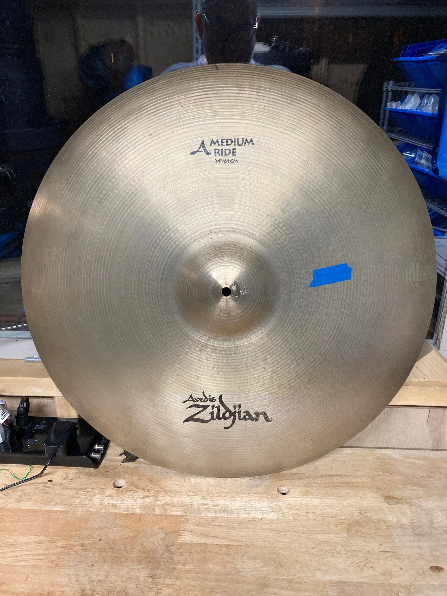 For Sale - 24" A. Zildjian medium ride cymbal - 4109 grams - $299 obo plus shpg