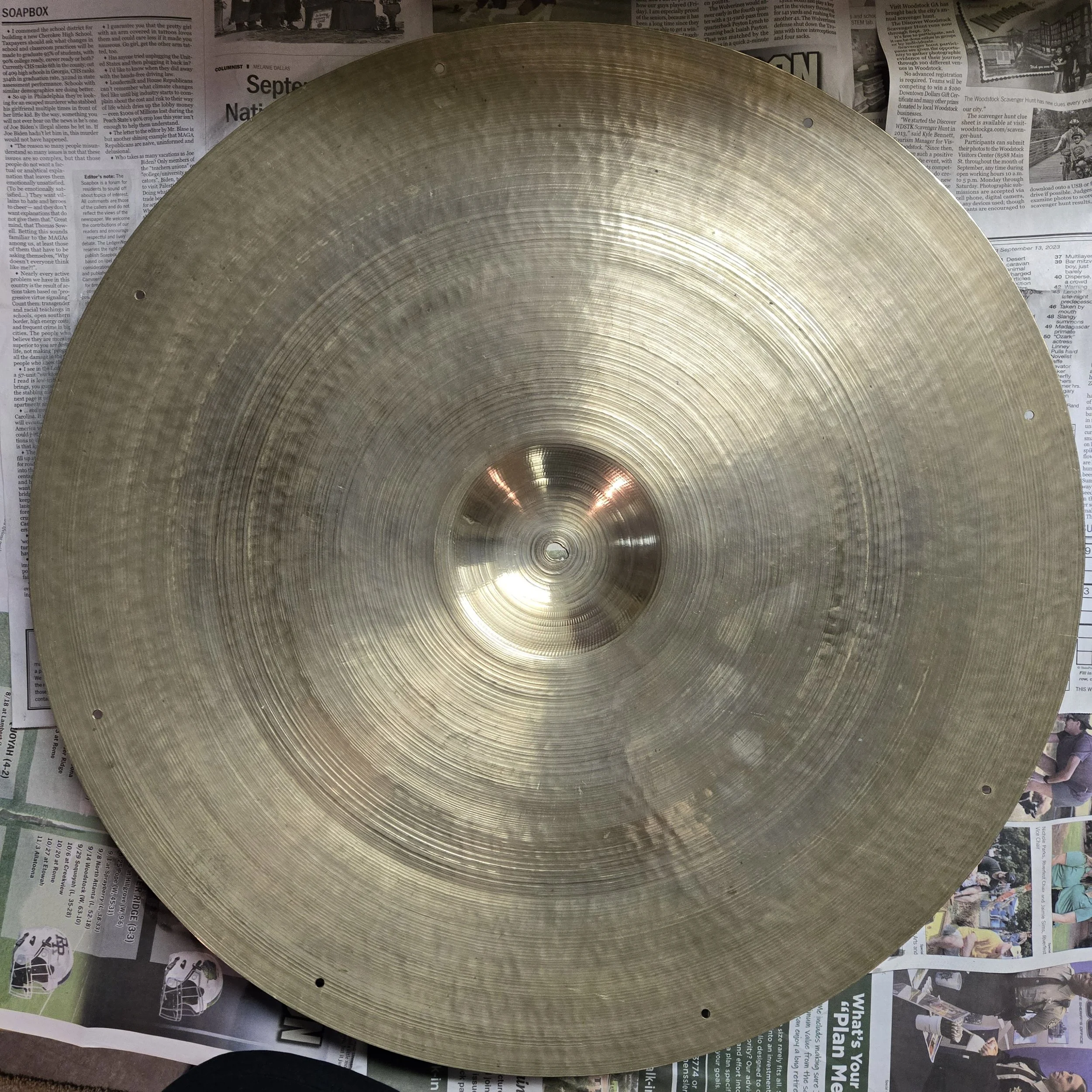 Zildjian 25 - underneath - following polishing.jpg