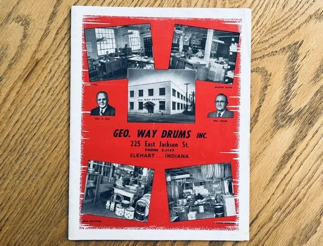 Edward Tuckers Catalog Corner-1950s Geo. Way Drums Inc