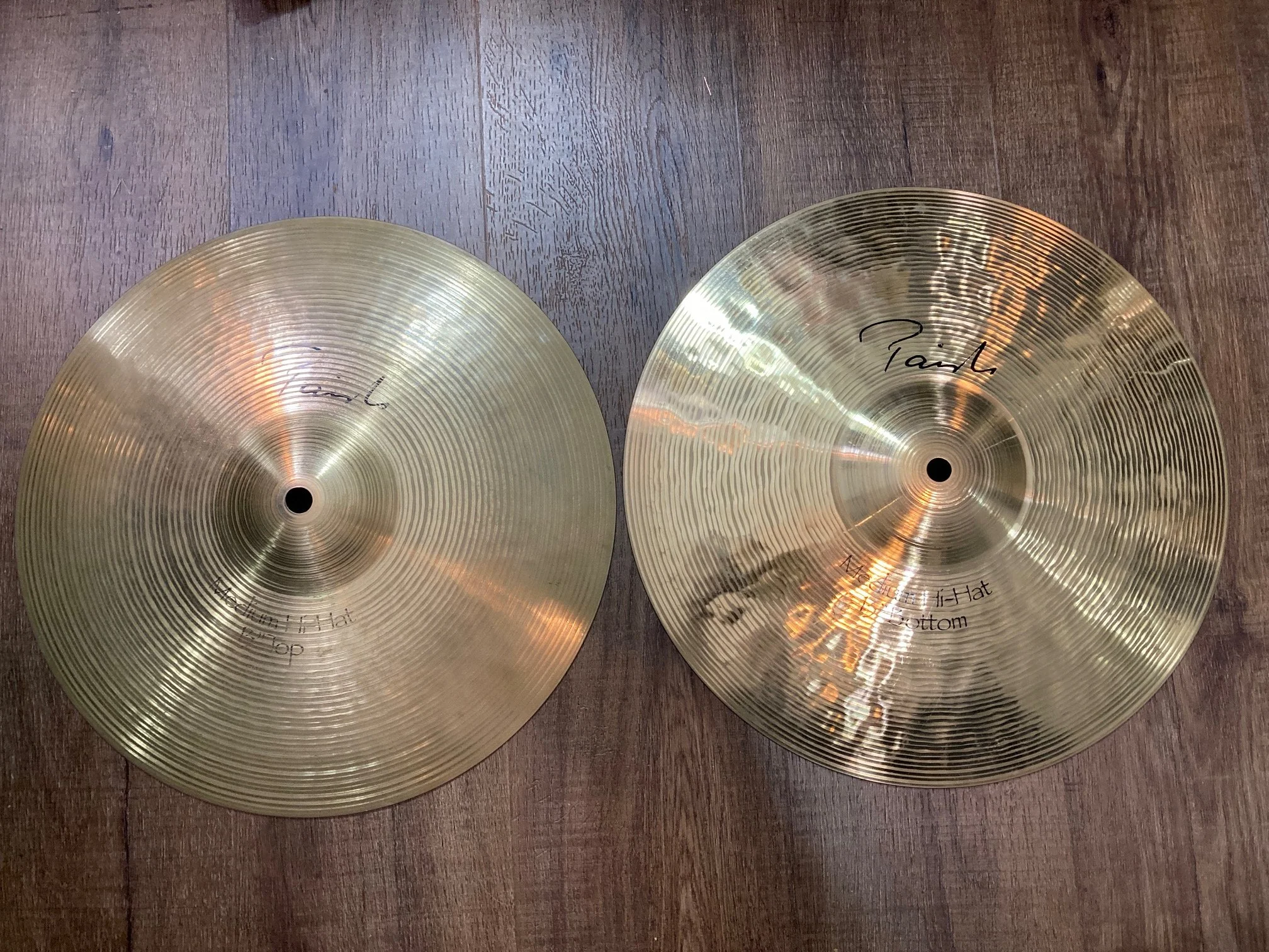 For Sale - Paiste Signature 13" Medium HiHat Cymbals