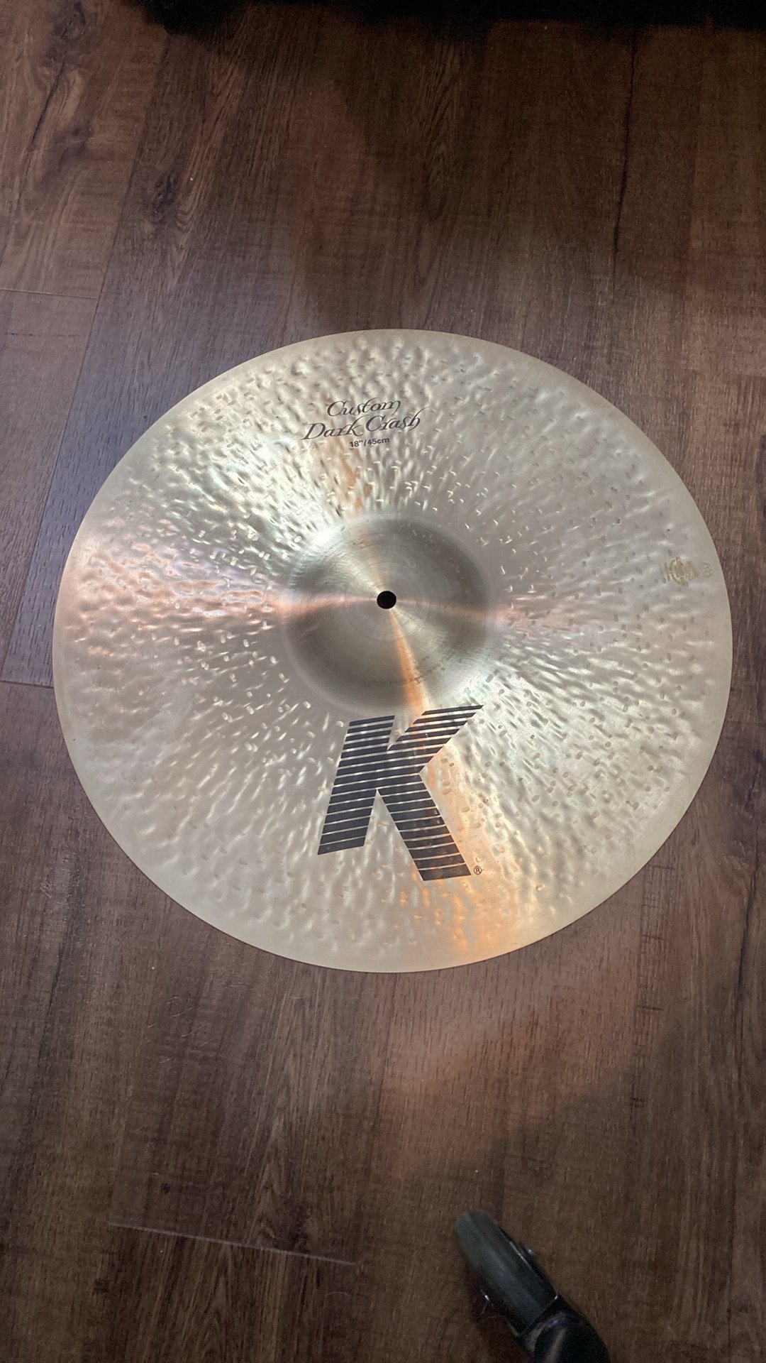 For Sale - 18" Zildjian K Custom 18" Dark Crash Cymbal #1