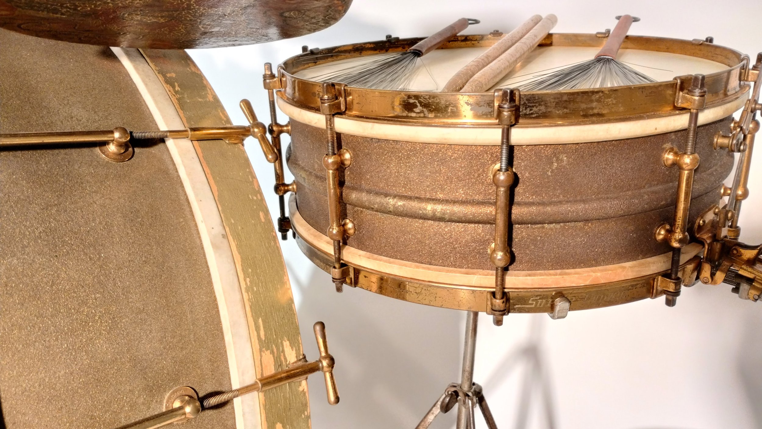 1928 Ludwig “Ludwigold” The “Rajah-Supreme” Trap Set