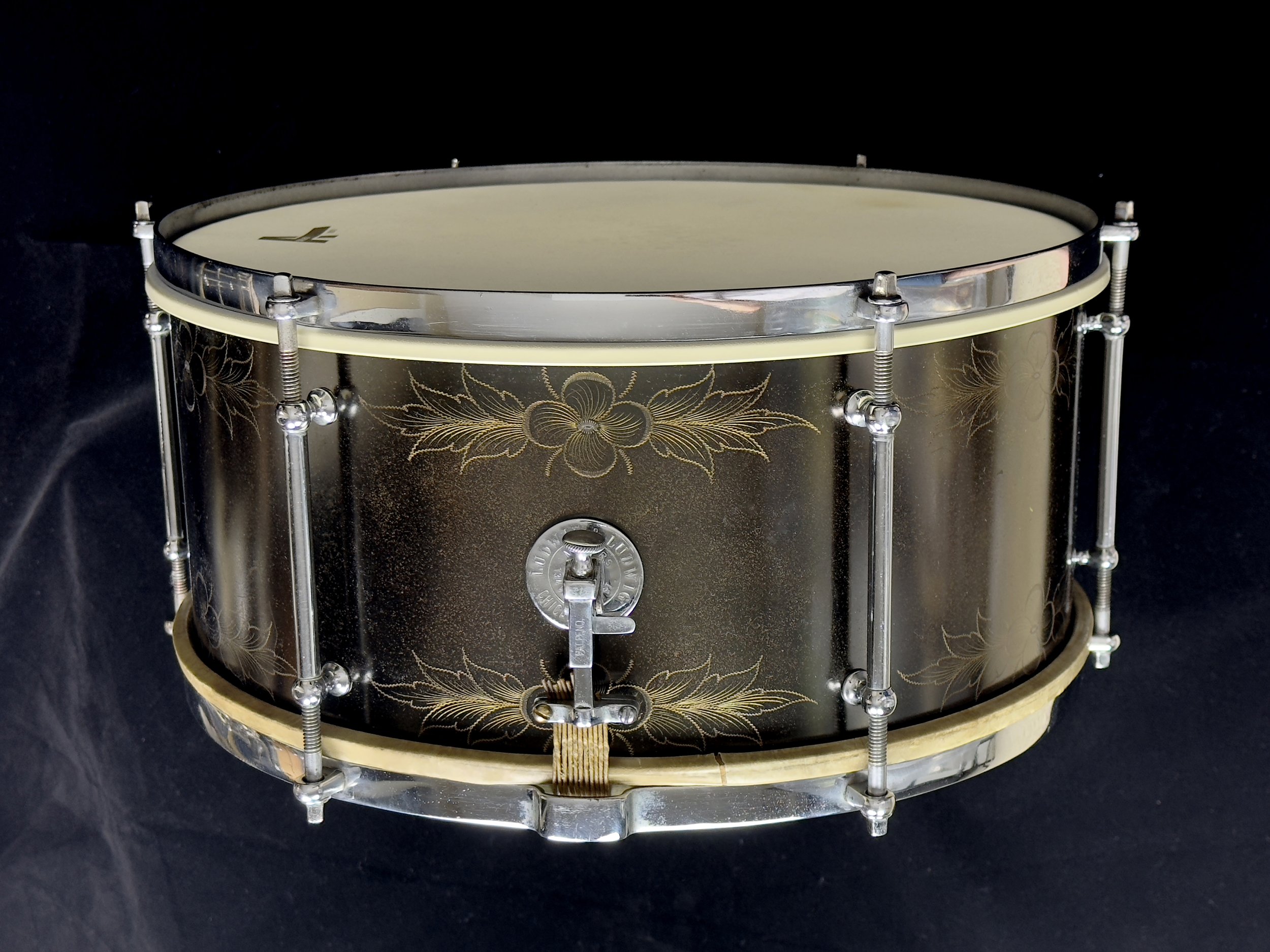 The Earliest Engraved Black Nickel Ludwig Snare?