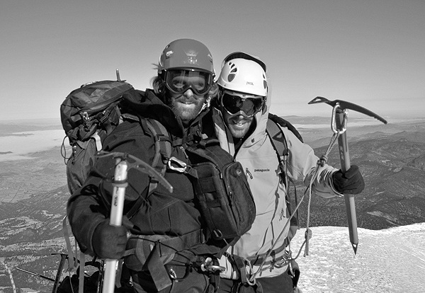 On the summit of Pico de Orizaba, the tallest volcano in North America (18,491’) while capturing content for Backpacker Magazine.