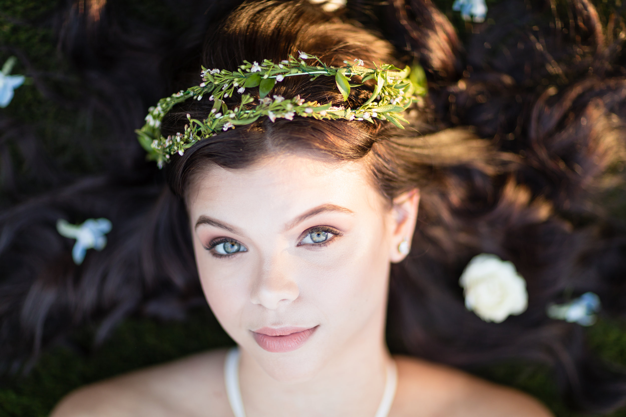 Model: Makenna Elise Harris | Makeup Artist: Maria R Shaw of MRS Artistry | Florals: Laura Williams of PoppyHill Flowers | Hair Stylist: Laura Jimenez of Lush Core Glamour | Dresses by Elison Road and Lulus