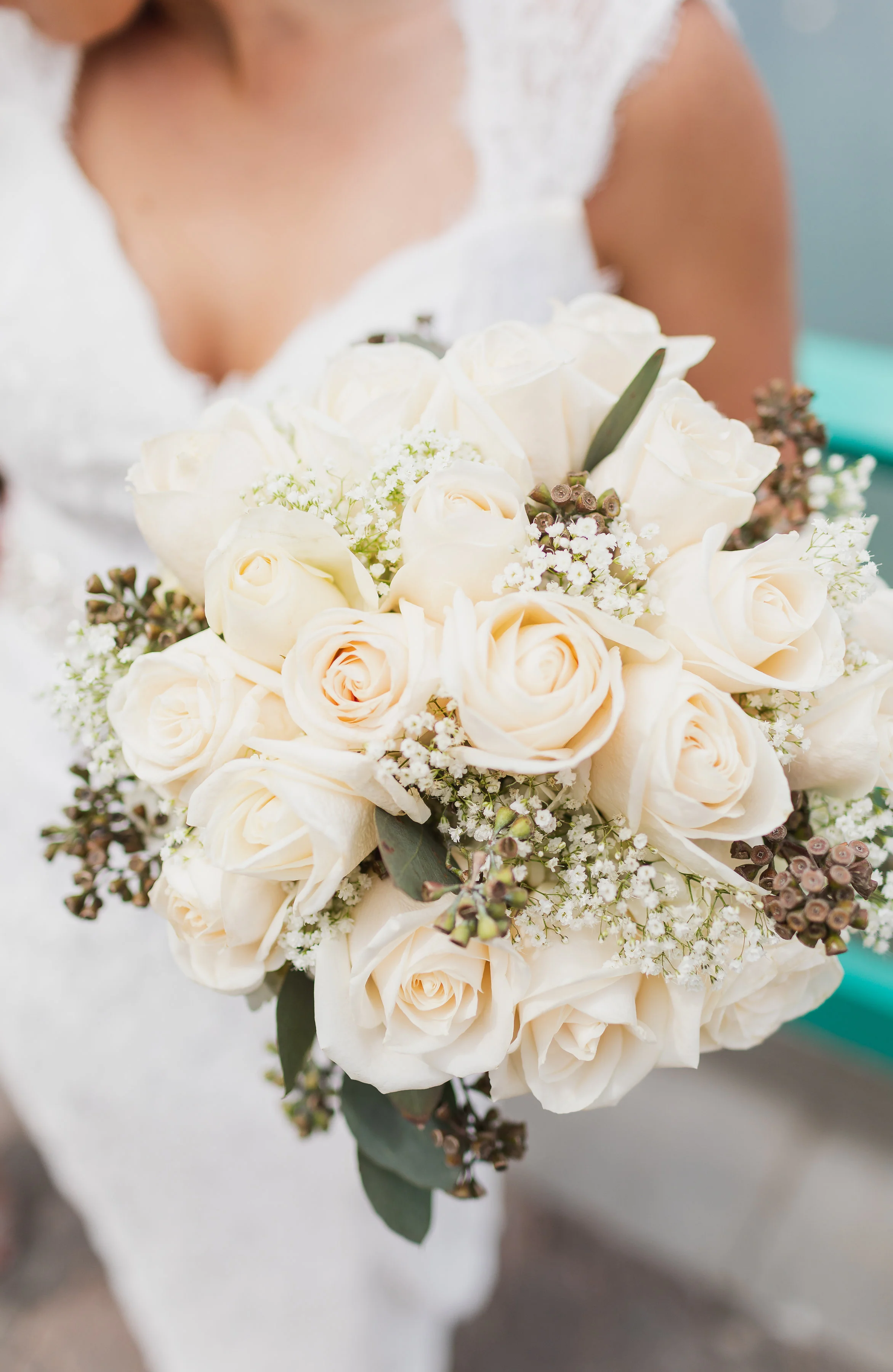 Photo of White Roses for Wedding Bouquet.jpg