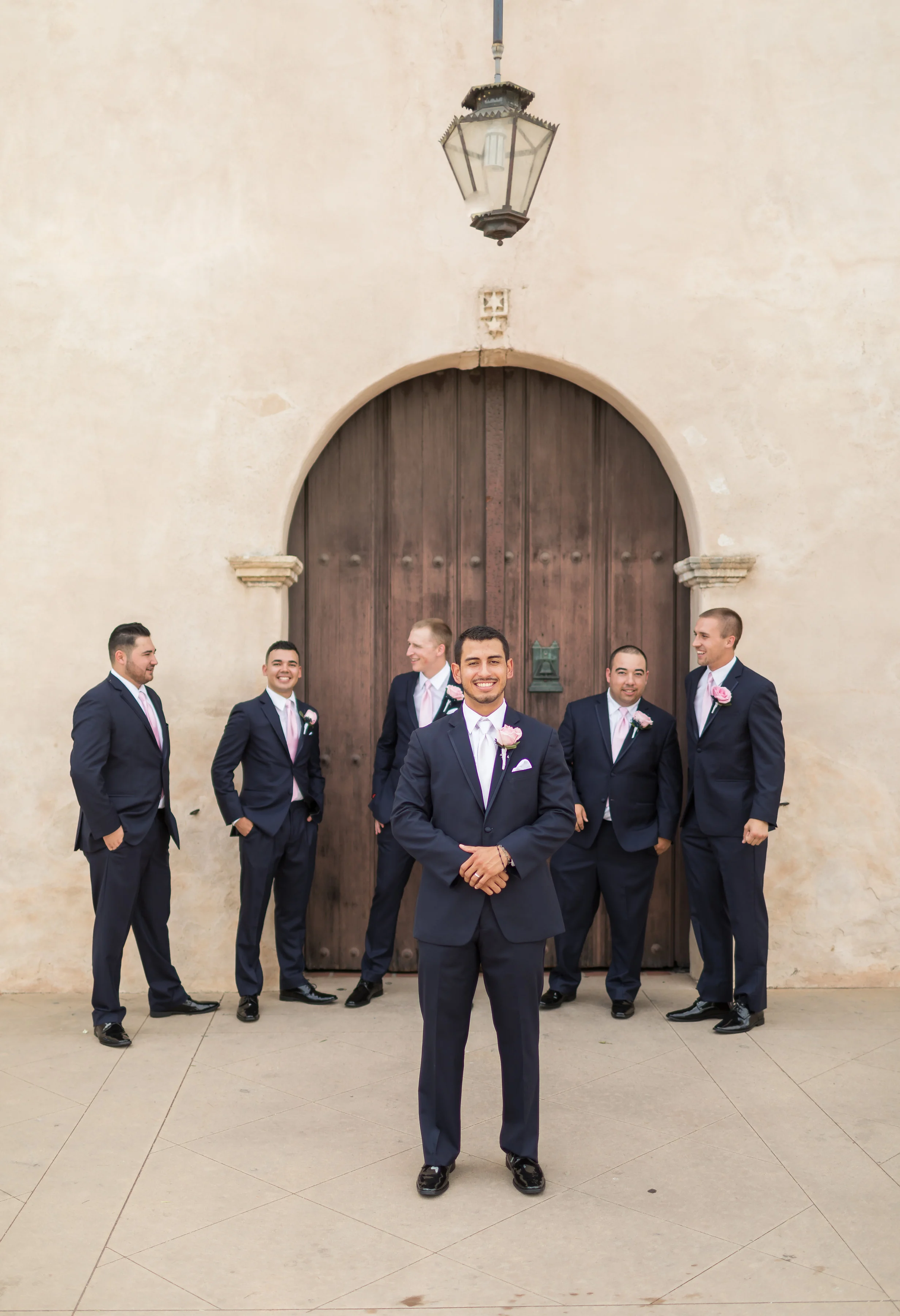 ! Groom and Groomsmen Photo at San Gabriel Mission.jpg