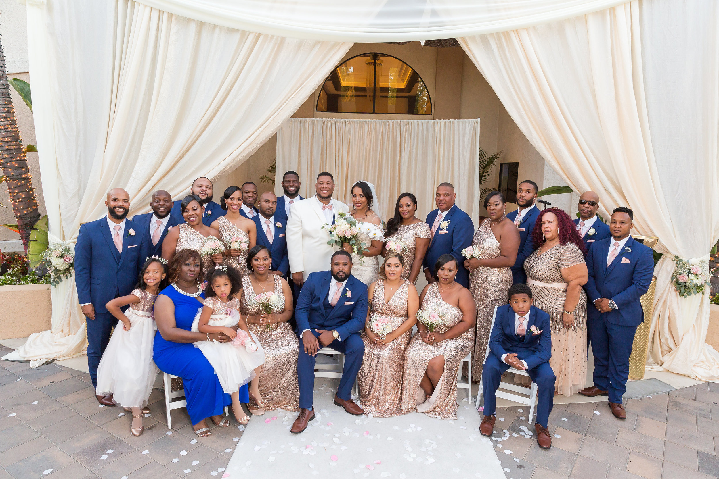 ! Entire Wedding Party The Grand in Long Beach by James Korin Photography.jpg