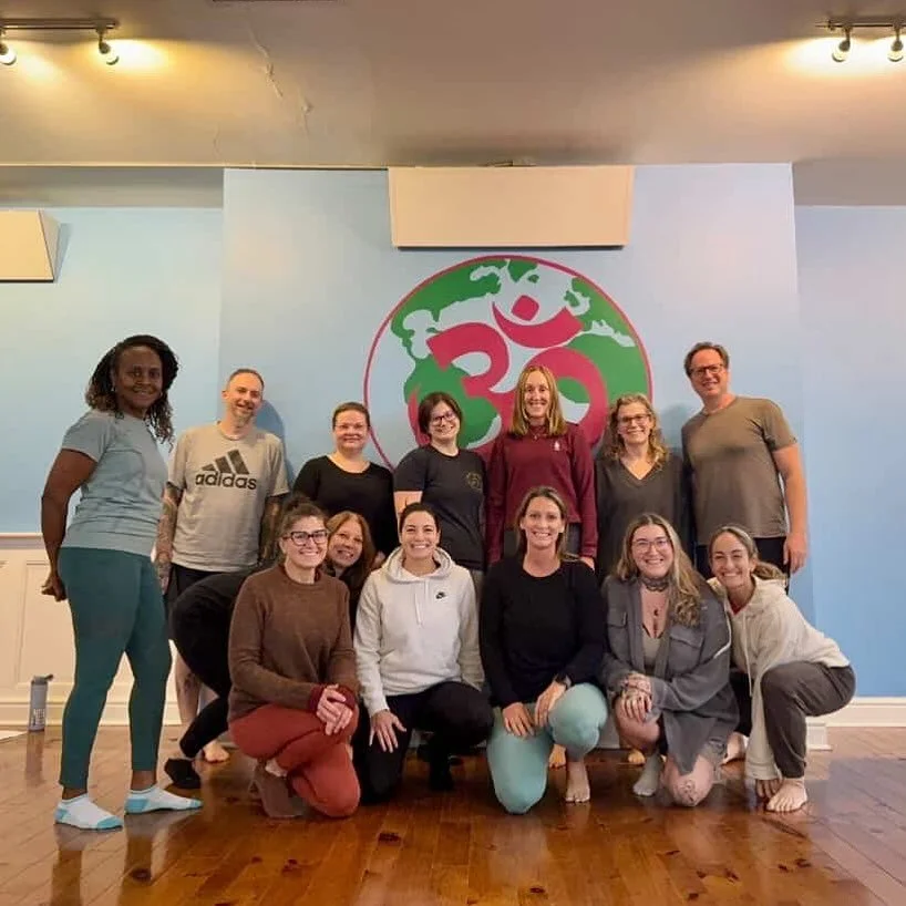 Such a wonderful weekend with this group at YIN YOGA TEACHER TRAINING 🫶🏼 Thank you for all your dedication to diving deeper into this practice. #yinyoga #yinyogatraining #pittsburghyoga