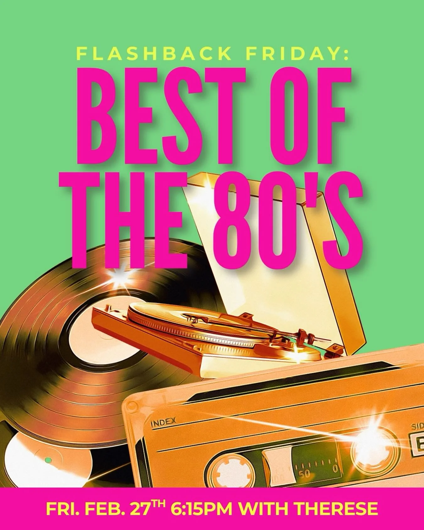 🛼Are you ready for a Holiday, looking for The Cure to winter doldrums? Then We Got the Beat for you!🎸

📻Come join us for a fun, uptempo, hot flow to some of the most iconic songs from the 80s. Time after Time we will flow through dynamic sequences