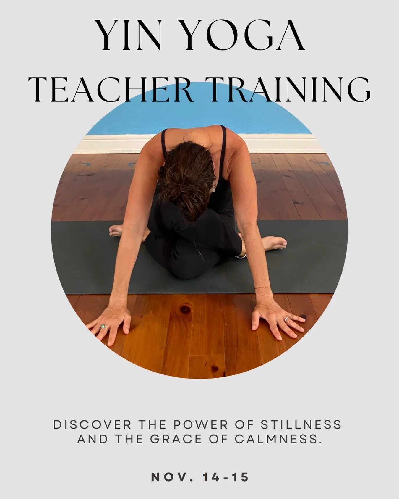 Learn the basics of Yin Yoga to craft safe and effective classes for yourself or others. 

When: Nov. 14-15 
Sign up by July 30 and save $50.

Reach out with questions!🧘🏻&zwj;♀️