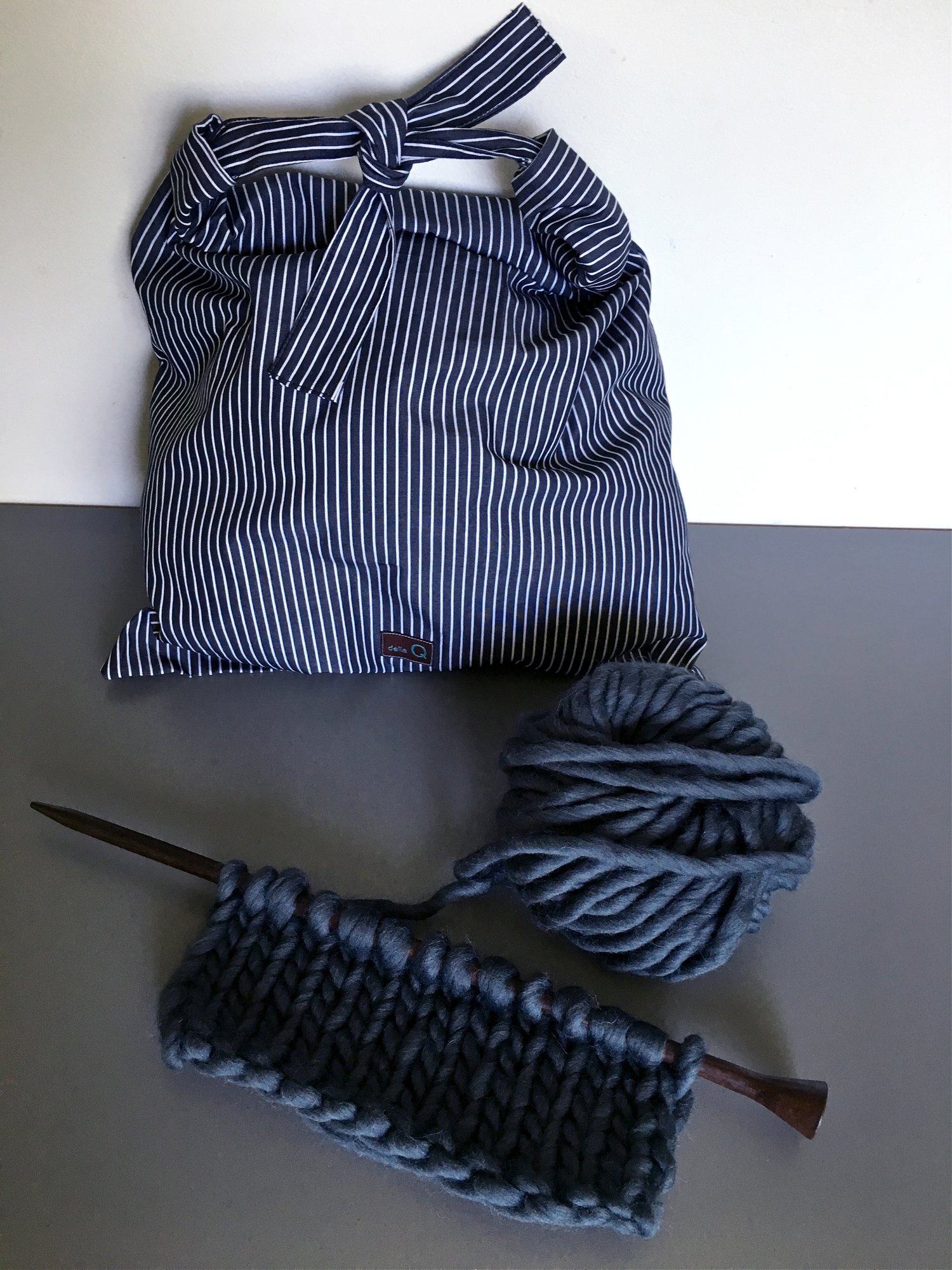 Della Q Millie Roll Top Project Bag — jen geigley knits