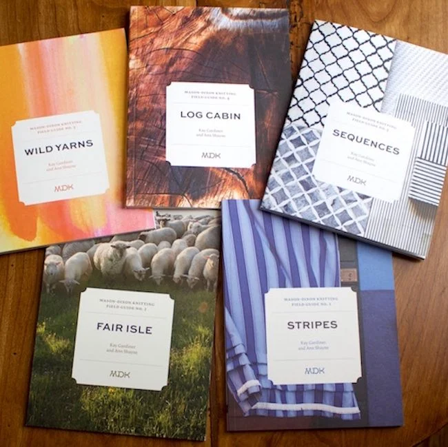 I've been obsessed with these Mason Dixon Knitting Field Guides.