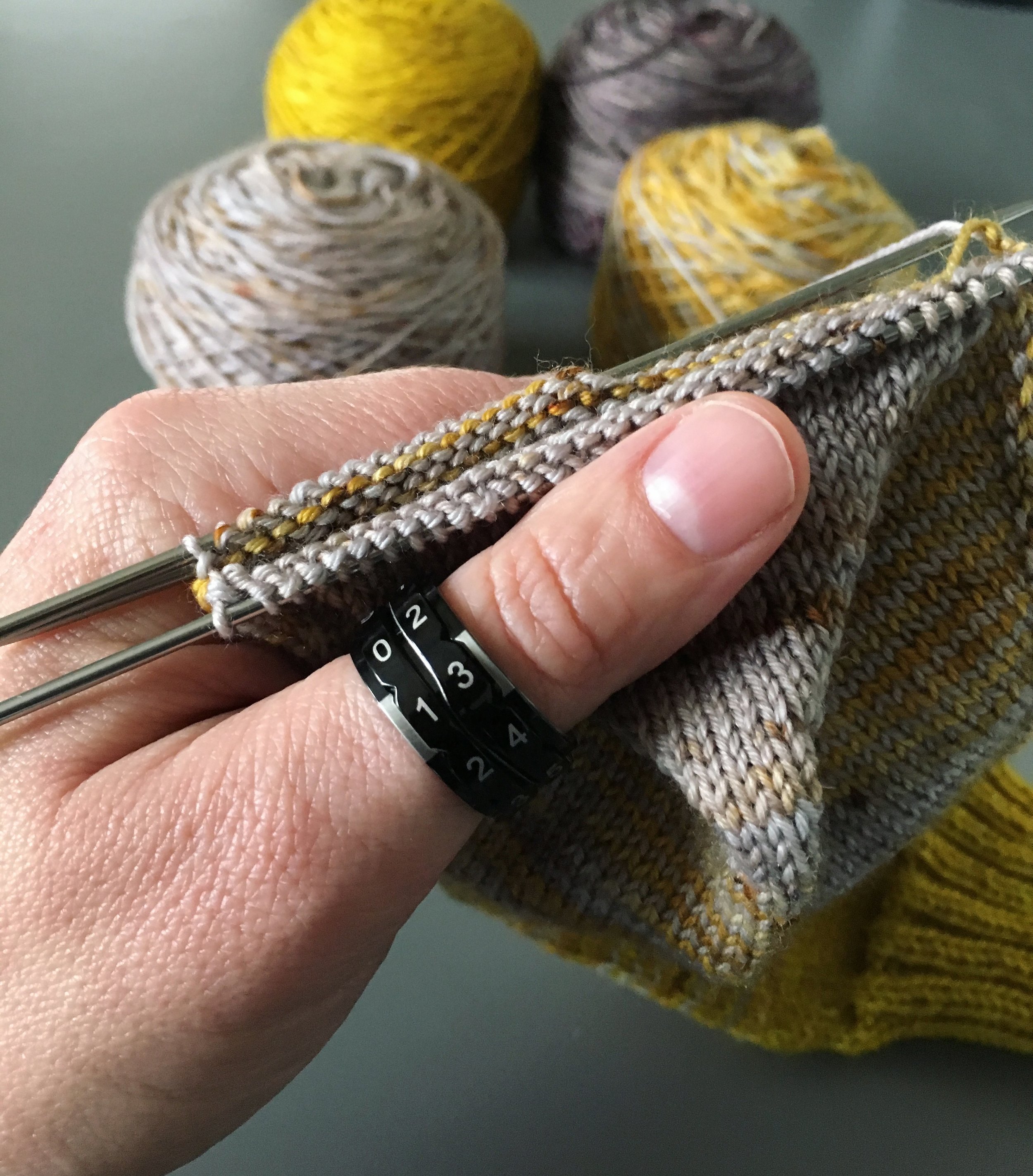 New favorite knitting gadget  the Knitter's Pride Row Counter Ring — jen  geigley knits